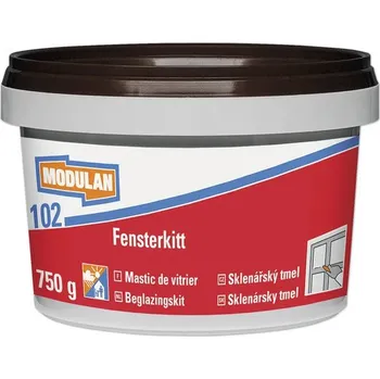 Tmel Sklenářský tmel Modulan 102 750 g hnědý