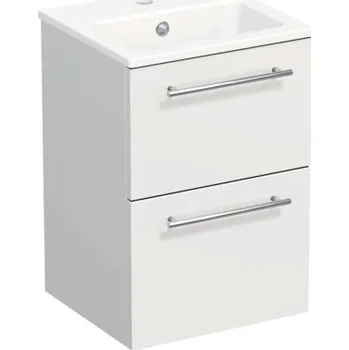 Koupelnový nábytek Koupelnová skříňka s umyvadlem Intedoor TRENTA 40 cm bílá matná TRE MINI 40 2Z S 379