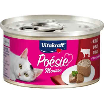Krmivo pro kočku 12x85g Vitakraft Poésie Mousse - hovězí