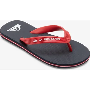 Pánské žabky Chlapecké žabky Quiksilver MOLOKAI CORE Quiksilver šedá 3096036