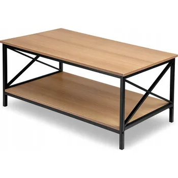 Konferenční stolek Konferenční stolek LoftInspired obdélníkový 100 x 55 x 44 cm černý