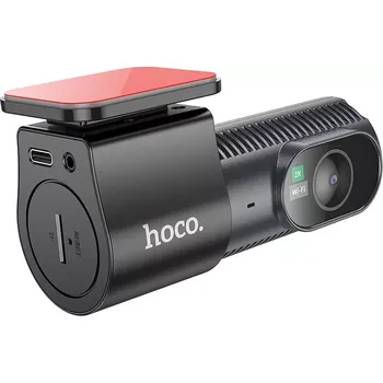 Kamera do auta Autokamera HOCO DV7 – 2K rozlišení, 140° širokoúhlý záběr, černá (Kamera do auta HOCO DV7 – 2K rozlišení, 140° širokoúhlý záběr, F2.0 clona, podpora microSD 128 GB, kompaktní a snadná instalace)