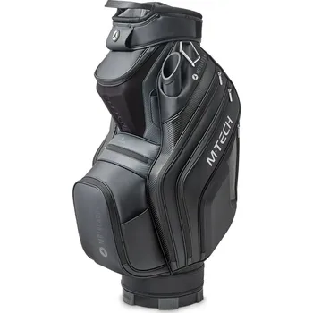 Golfový bag Motocaddy M-Tech 24 cart bag černo-šedý + Dárková krabička týček