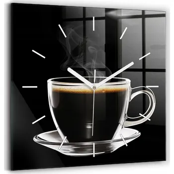 Hodiny Nástěnné hodiny Wallfluent černé 30 cm