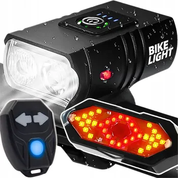 Cyklosvítilna Osvětlení na kolo Nocton SVĚTLO + SMĚROVKA 1200 lm akumulátor