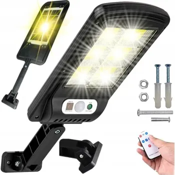 Venkovní osvětlení Solární světlo s čidlem pohybu, 120 SMD LED, solární venkovní lampa