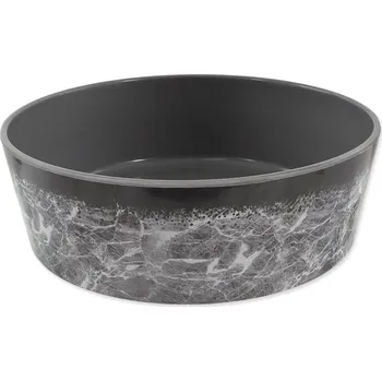 Miska pro psa Miska Dog Fantasy vzor mramor šedá 20cm 1300ml