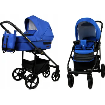 Kočárek Dětský kočárek 2v1 BabyLux TRAILUX ALU kombinovaný kočárek hluboký a sportovní, lehký