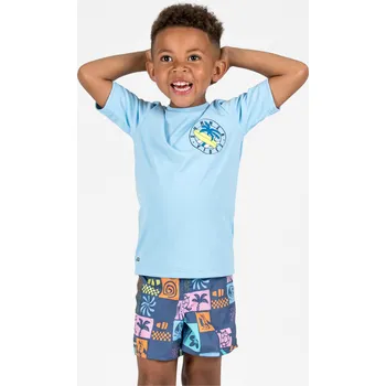 Pánské plavky DECATHLON Chlapecké surfařské kraťasy 100 4-5 LET VÍCEBAREVNÁ