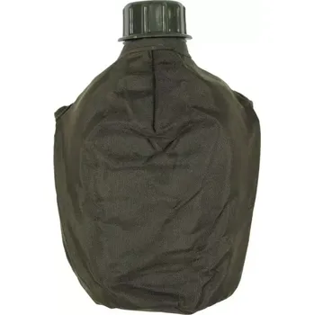 Kempingové nádobí Polní láhev Rakousko OLIV nová (Vojenská polní lahev na tekutiny, vhodná pro hráče airsoftu, turisty atd...)