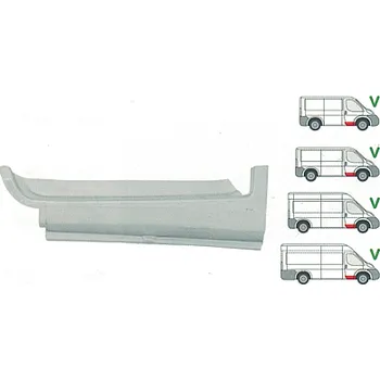Prah karosérie Prah pravý pod přední dveře CITROËN JUMPER (250), 09.06-08.14,JUMPER, 06.14-,FIAT DUCATO (250), 09.06-08.14,DUCATO, 06.14-,PEUGEOT BOXER (250), 09.06-08.14,PEUGEOT BOXER, 06.14-