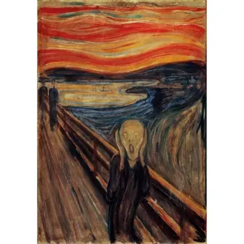 Puzzle Clementoni Kompaktní muzeum L'urlo Di Munch 1000 dílků