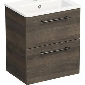 Koupelnový nábytek Koupelnová skříňka s umyvadlem Intedoor TRENTA 50 cm dub tabák gladstone TRE MINI 50 2Z B 25