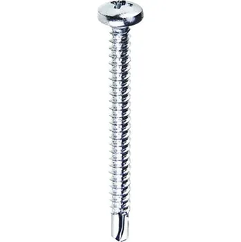 Vrut Šroub samovrtný 3,9x38 PH, půlkulatá hlava, zinek bílý, 500ks