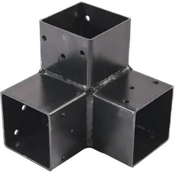 Tesařské kování Spojka trámová typ y 90x90 mm zinek černý, 1ks