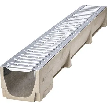 Žlab PB Stora Self DN 100, 120x100x500 mm, pozink rošt