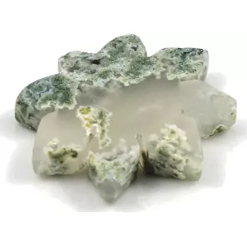 Drahý kámen Achát mechový – list zelený