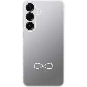 Odolné silikonové pouzdro iSaprio - čiré - Infinity - Samsung Galaxy S25+