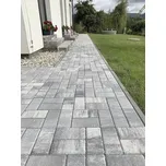 Zámková dlažba betonová Nardo 4 cm bíločerná