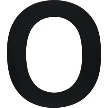 Domovní číslo Nerezové číslo RN.150L.0.CE v plochém „2D“ provedení, černá matná