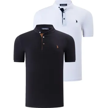 Pánské tričko Pánská polokošile dewberry dewberry černá 2179948