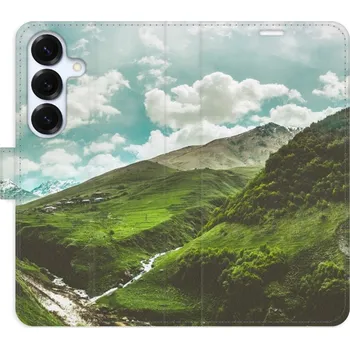 Pouzdro na mobilní telefon Flipové pouzdro iSaprio - Mountain Valley - Samsung Galaxy S25