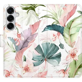 Pouzdro na mobilní telefon Flipové pouzdro iSaprio - Flower Pattern 07 - Samsung Galaxy S25+