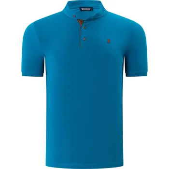 Pánská polokošile dewberry dewberry modrá 2179252