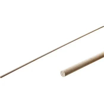 Kulatina 10x1000mm drážkovaná buk GP 100 ks