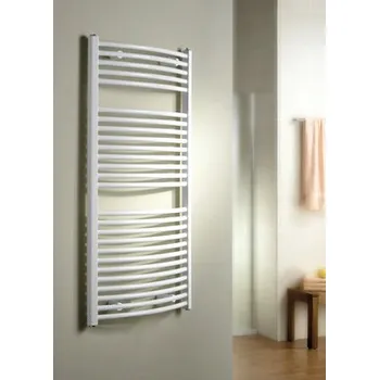 Radiátor Koupelnový radiátor MÜNCHEN Rund 1215x600 mm bílý