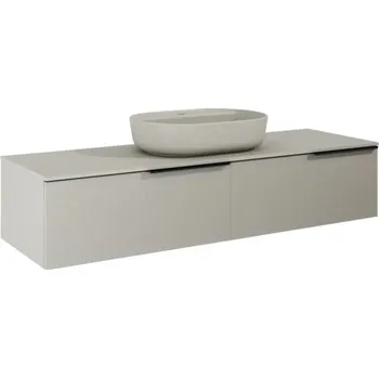 Koupelnový nábytek Skříňka nízká Jungborn NONUS fume 1600 x 318 x 453 mm