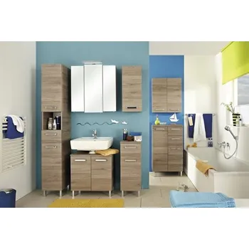 Koupelnový nábytek Koupelnová skříňka pod umyvadlo Pelipal Quickset 313 dub sanremo 60 x 62 x 33 cm 313.016017