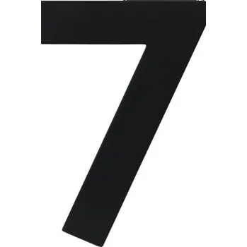 Domovní číslo Nerezové číslo RN.120L.7.CE v plochém „2D“ provedení, matná černá