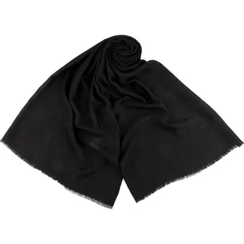 Šátek Letní šátek / šála / pléd jednobarevný 85x180 cm - 10 černá