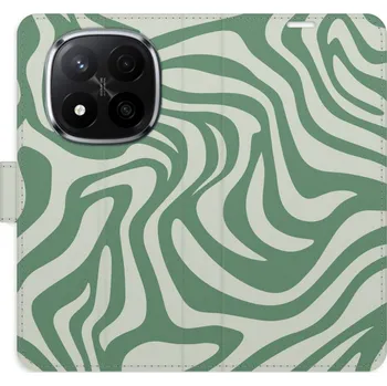 Pouzdro na mobilní telefon Flipové pouzdro iSaprio - Zebra Green 02 - Xiaomi Redmi Note 14 Pro 5G/14 Pro+ 5G