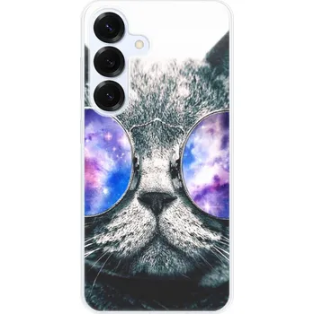 Pouzdro na mobilní telefon Odolné silikonové pouzdro iSaprio - Galaxy Cat - Samsung Galaxy S25