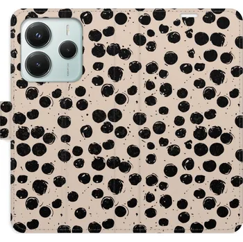 Pouzdro na mobilní telefon Flipové pouzdro iSaprio - Dotted 02 - Xiaomi Redmi Note 14 5G