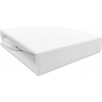 Prostěradlo Prostěradlo JERSEY bavlněné s gumou 160x200 bílé