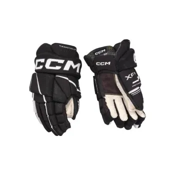 Sportovní chránič Hokejové rukavice CCM Tacks XF 80 JR, Velikost 11" (13 - 16 cm), Barva Černá / Bílá