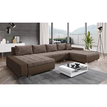 Sedací souprava Rozkládací sedací souprava do U SAPENZIE M124/BE03 s úložným prostorem, pravá