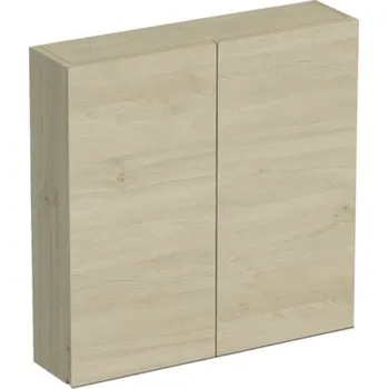 Koupelnový nábytek Koupelnová skříňka závěsná Intedoor TRENTA dub kendal přírodní 60 x 60 x 15 cm TRE HZ 60x15 2D B 70