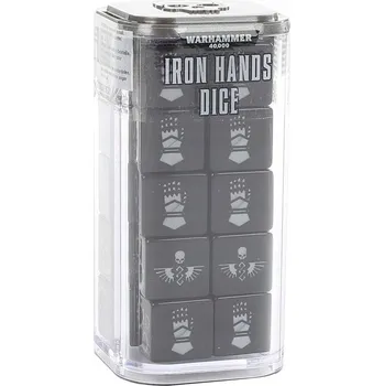 Příslušenství k deskovým hrám Warhammer 40000 Sada kostek Iron Hands Dice Set