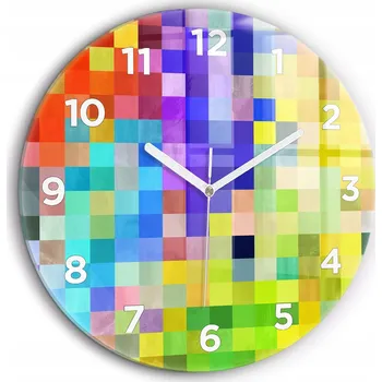 Hodiny Nástěnné hodiny Wallfluent žluté 60 cm