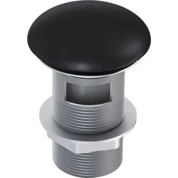 Sifon Výpusť Jungborn CLICK CLACK pro umyvadlo s přepadem 1 1/4" černá 169455