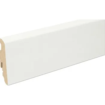 Podlahová lišta Soklová lišta Skandor Platin bílá FU60L 19x58x2400 mm