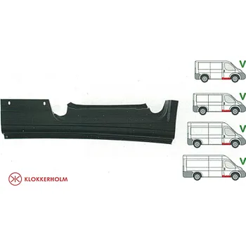 Prah karosérie KLOKKERHOLM prah pravý pod přední dveře CITROËN JUMPER (250), 09.06-08.14,JUMPER, 06.14-,FIAT DUCATO (250), 09.06-08.14,DUCATO, 06.14-,PEUGEOT BOXER (250), 09.06-08.14,PEUGEOT BOXER, 06.14-