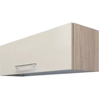 Kuchyňská skříňka Kuchyňská skříňka horní s vyklápěcími dvířky Flex Well Nepal 100 x 32 x 32 cm kašmír lesk dub sonoma matný