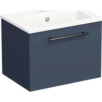 Koupelnový nábytek Koupelnová skříňka s umyvadlem Intedoor TRENTA 50 cm modrá marino matná TRE MINI 50 1Z B A9166