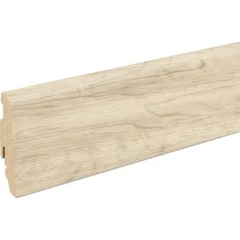 Soklová lišta Skandor rýhovaný dub hrubý neopracovaný FU60L 19x58x2400 mm