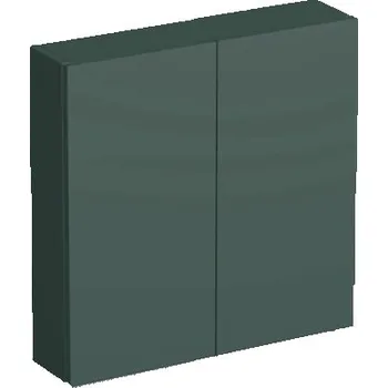 Koupelnový nábytek Koupelnová skříňka závěsná Intedoor TRENTA šalvějově zelená matná 60 x 60 x 15 cm TRE HZ 60x15 2D S A9146